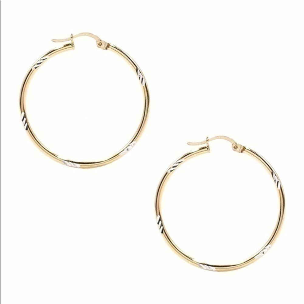 New Savvy Cie 18K gold Hoops earrings - JA3C